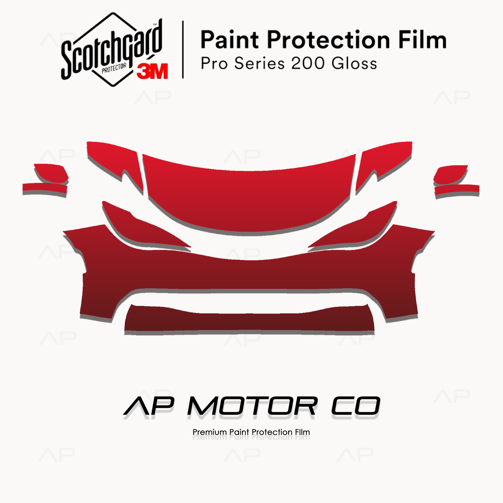 Chrysler Voyager 2020-2021 3M PRO Precut Paint Protection Film Clear Bra PPF Kit
