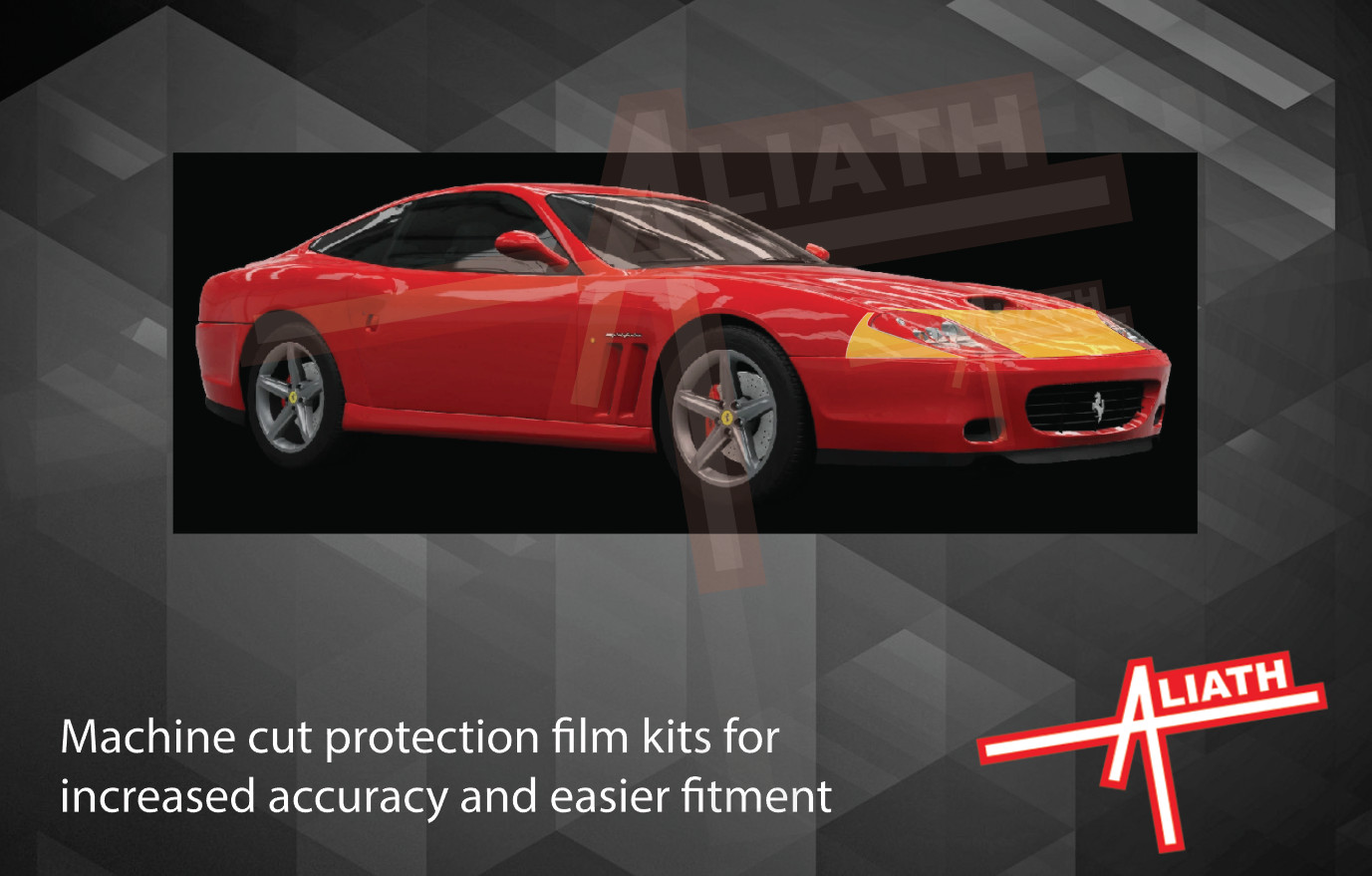 Fits Ferrari 575 2002-06 Bonnet & Wings Stone Chip Guard Paint Protection film