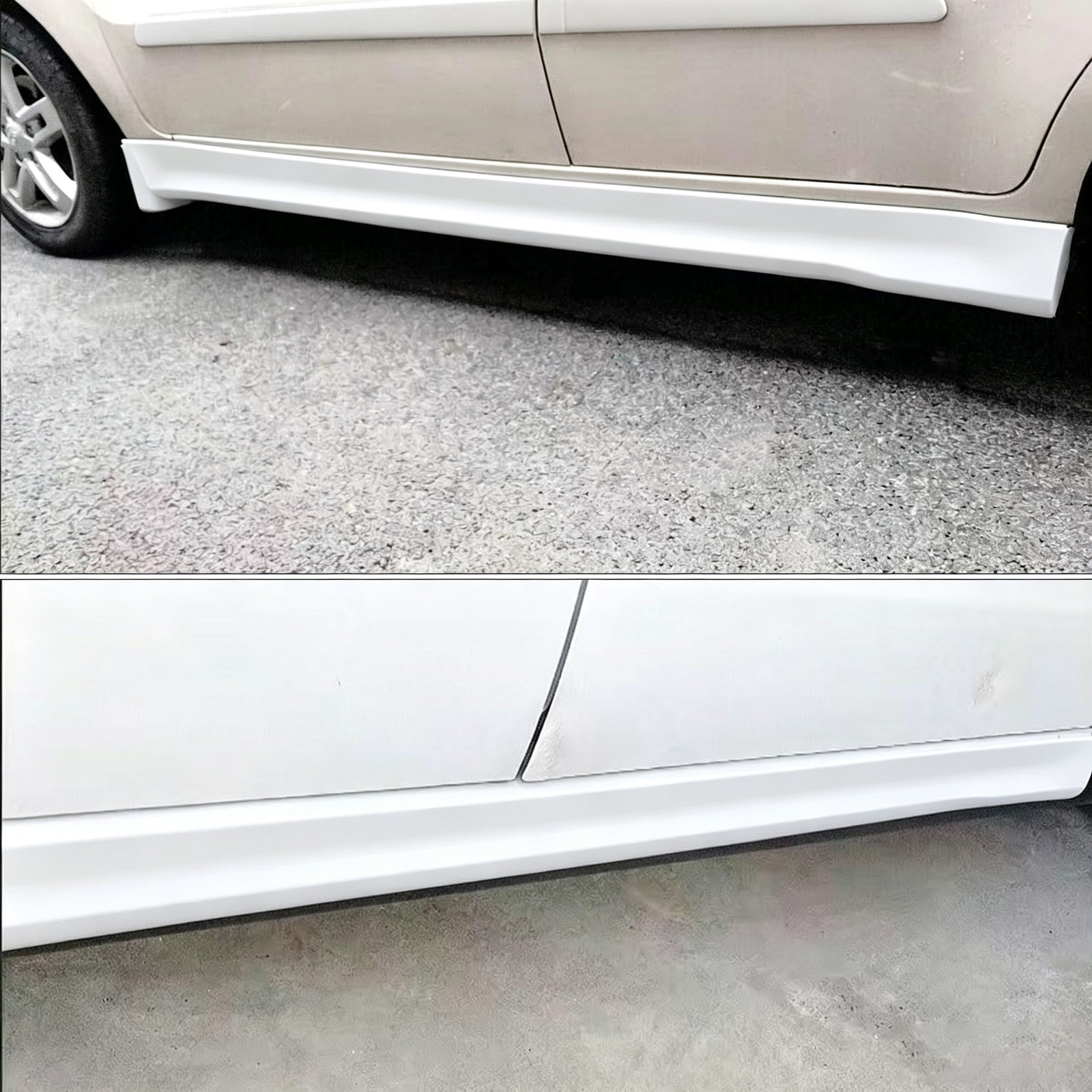 Rubber Side Skirt Rocker Panel Trim Custom For Chevrolet Bumper Protector Strip