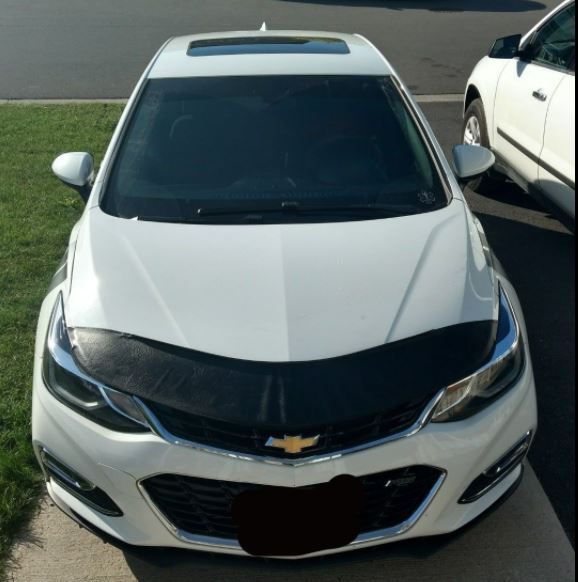 Lebra Hood Protector Mini Mask Bra Fits 2017-2019 Chevrolet Cruze Sedan & Hatch