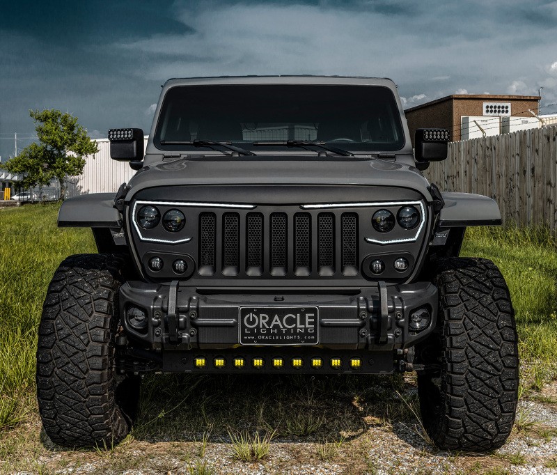 ORACLE Lighting 19+ Jeep Wrangler JL Skid Plate Integrated LED Emitters Yellow