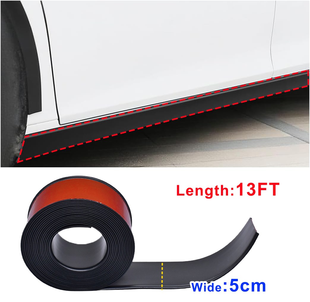 4M Side Skirt Rocker Panel Trim Custom For Mercedes-Benz Bumper Protector Strip