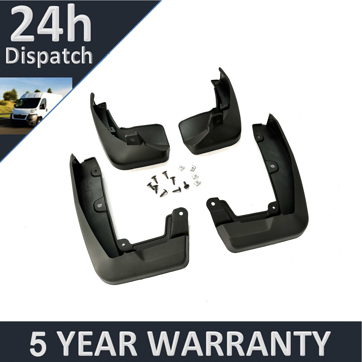 Tailored Mud Flaps Set of 4 For Honda CR-V 2017-2020 Purevue