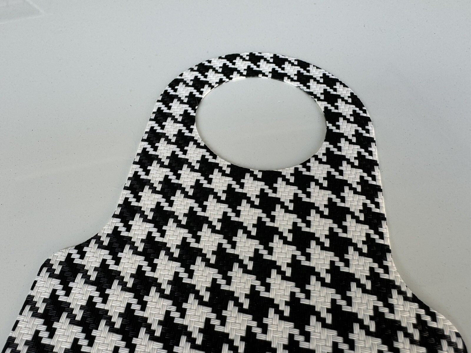 Houndstooth Pepita Fuel Gas Bib Fits Porsche 911 964 993 997 Over Filler Style