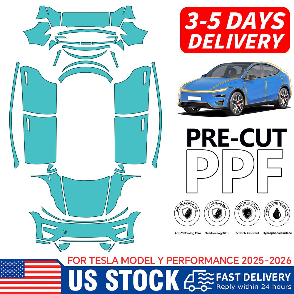 Matte PPF Full Kit for 2026 Tesla Model Y Performance PreCut Paint Protection