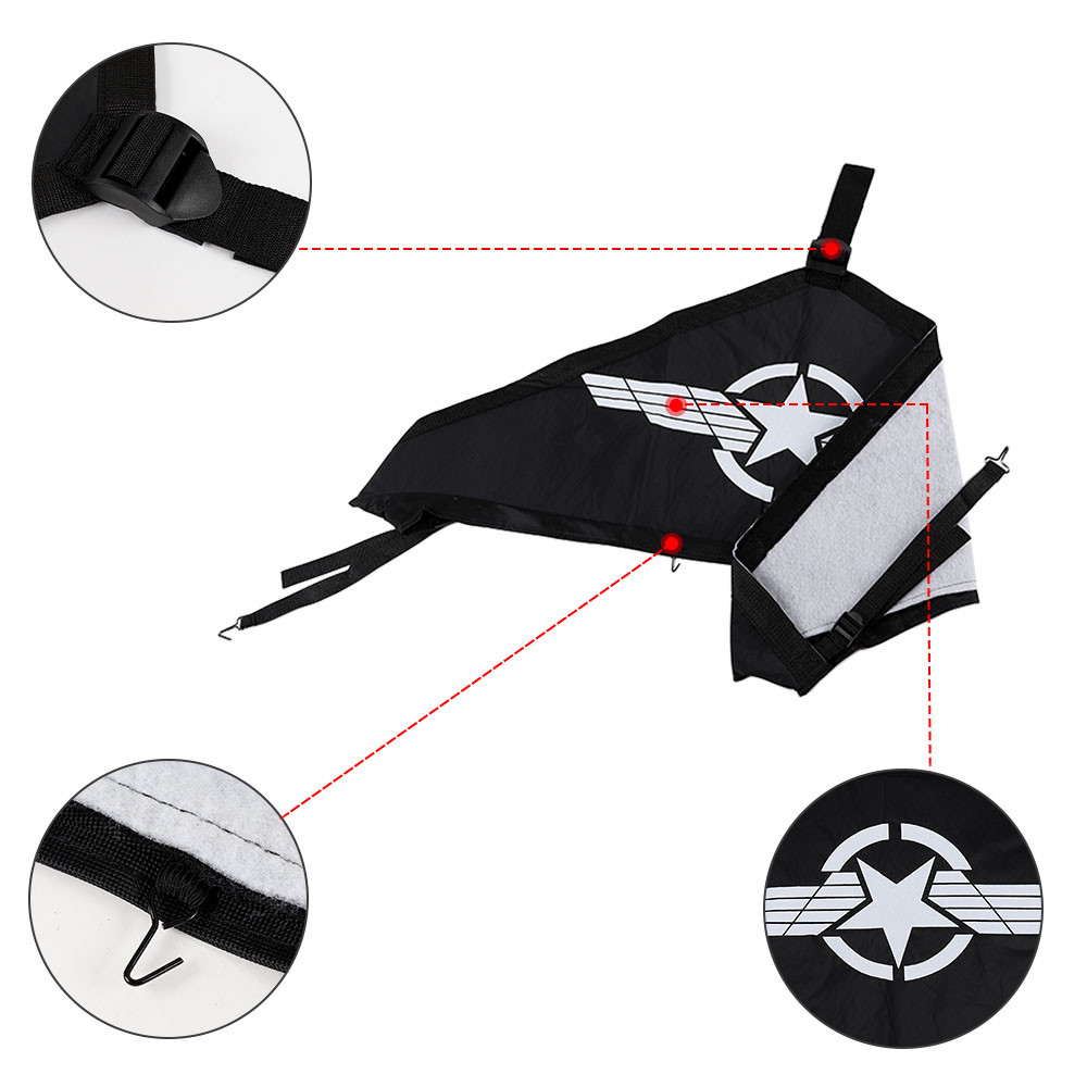 Front Hood Cover Bra Protector Cover T-Style For Jeep Wrangler JK Rubicon Sahara