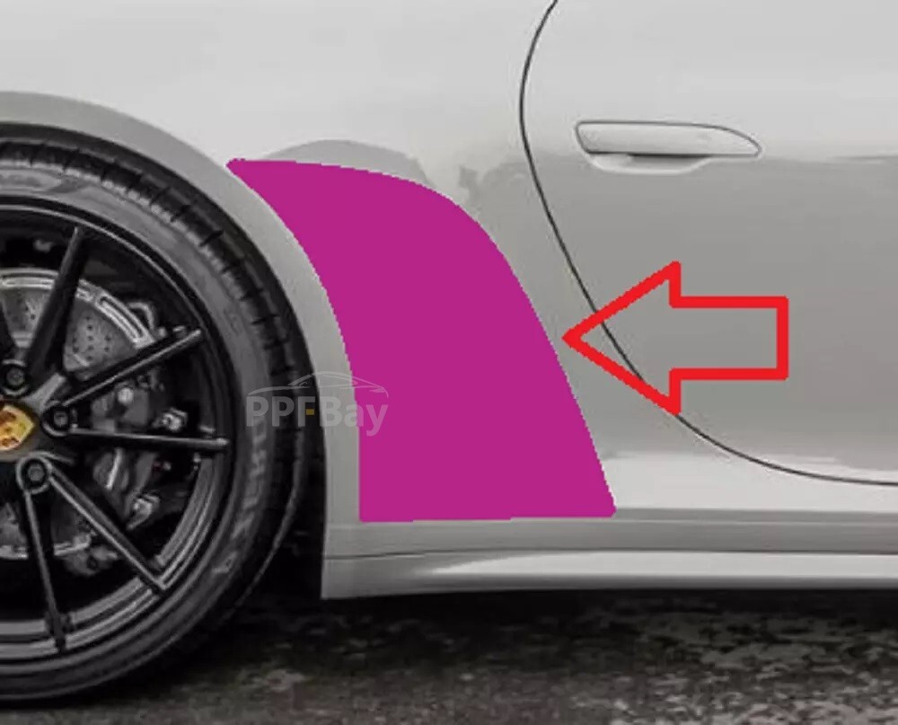For Porsche 997 Carrera 2005-2008 Stone Guard Paint Protection Film PreCut PPF
