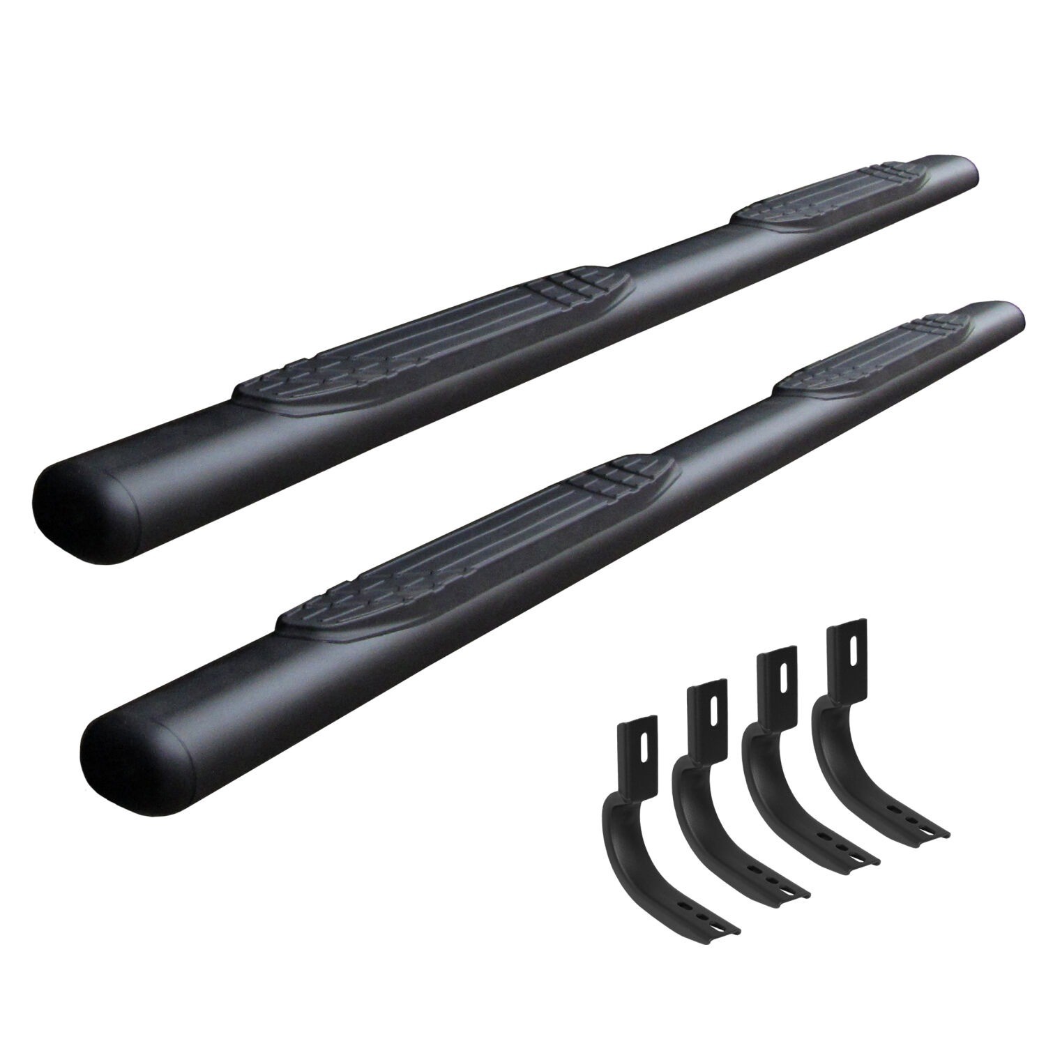 Go Rhino 104403580T 4″ 1000 Series Side Steps with Mounting Brackets Kit