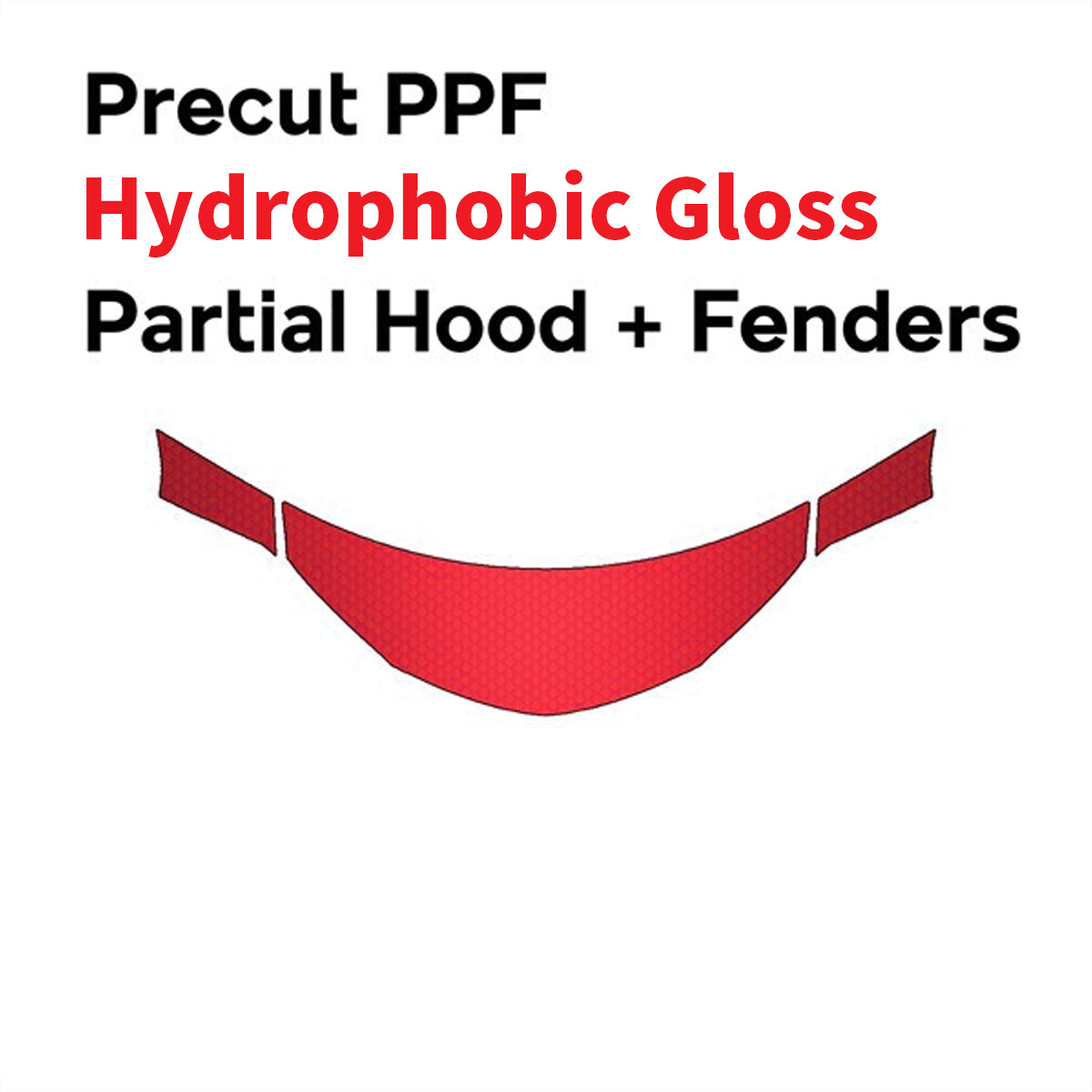 PreCut PPF Paint Protection Film DIY Clear Bra Kit for Toyota Corolla 2014-2016