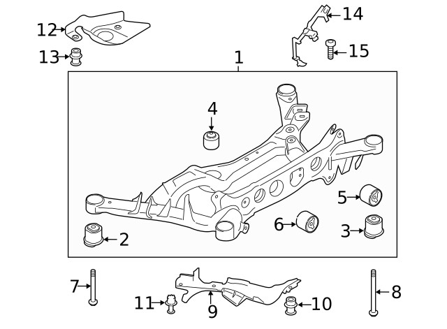 Genuine Porsche Guard Clip 4F0-501-329-A