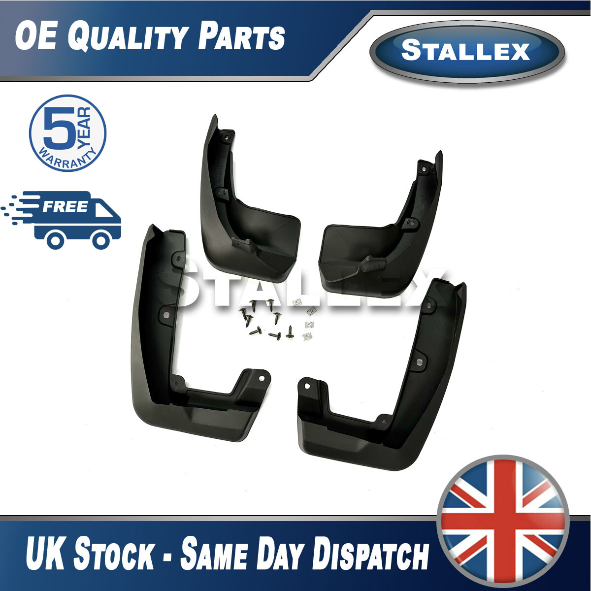 Tailored Mudflaps Front Rear For Honda CR-V 2017-2020 Stallex