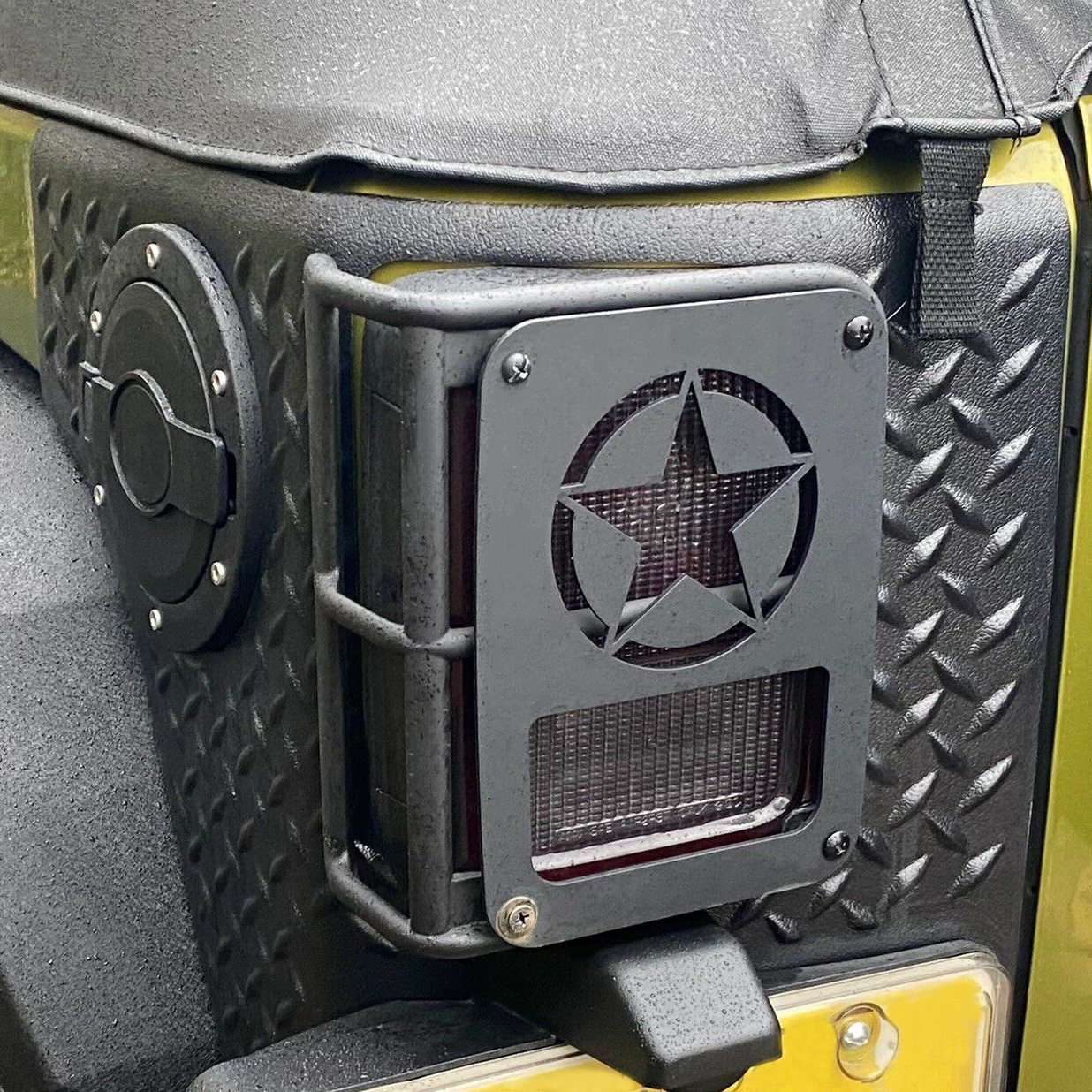 Jeep Wrangler JK Rear Corner Guards Body Armor Cover 4 Door 07-18