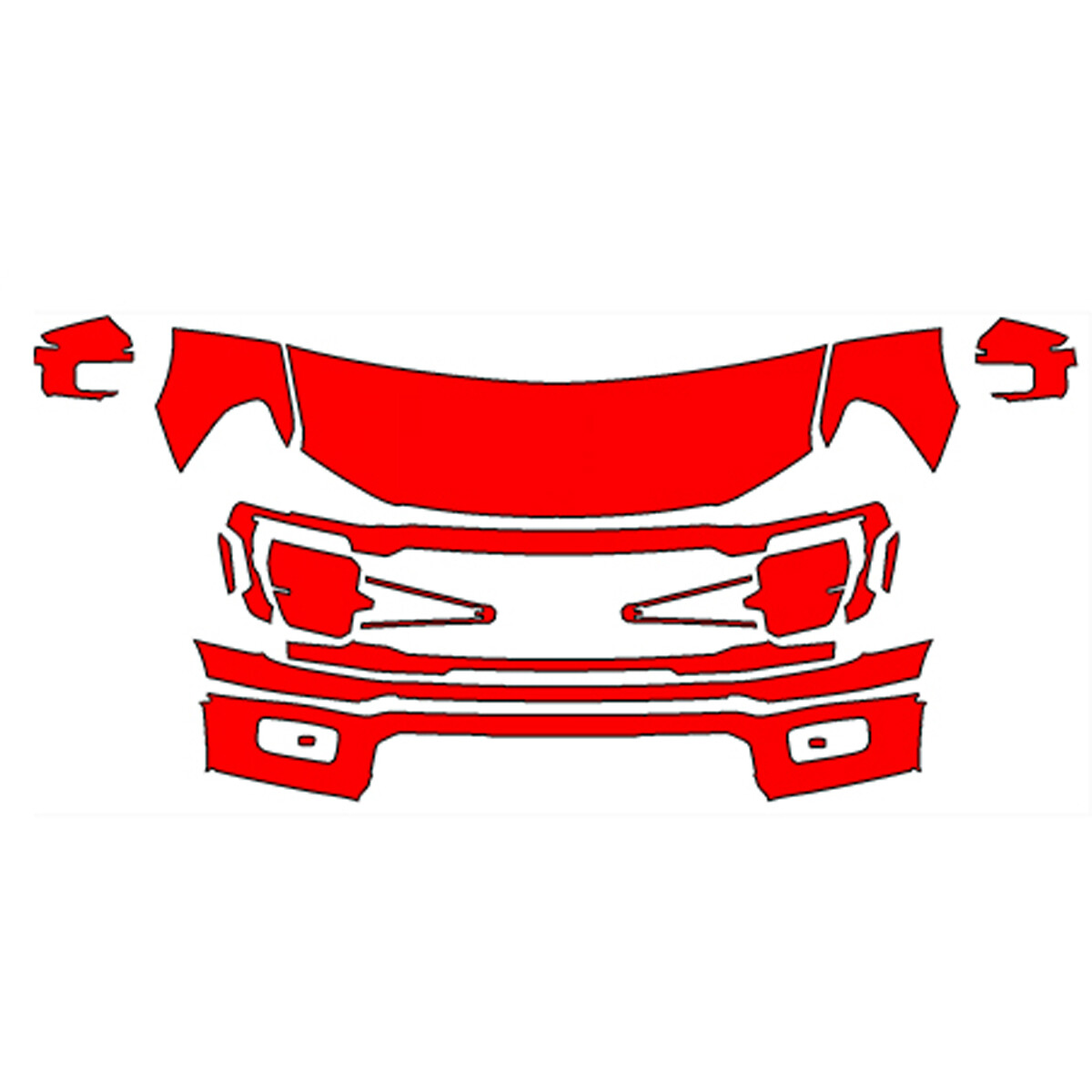 For Ford F-150 XL XLT 2024-2025 PreCut Paint Protection Film PPF Kit