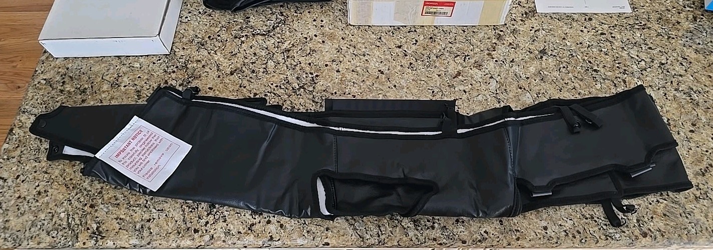 NOS OEM GENUINE Honda Accord 2DR 2001-2002 Full HOOD BUMPER Bra 08P35-S82-100H