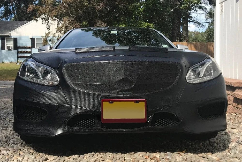 For BMW 540i 2001-2003 Colgan BC3127CF Carbon Fiber Vinyl Original Bra