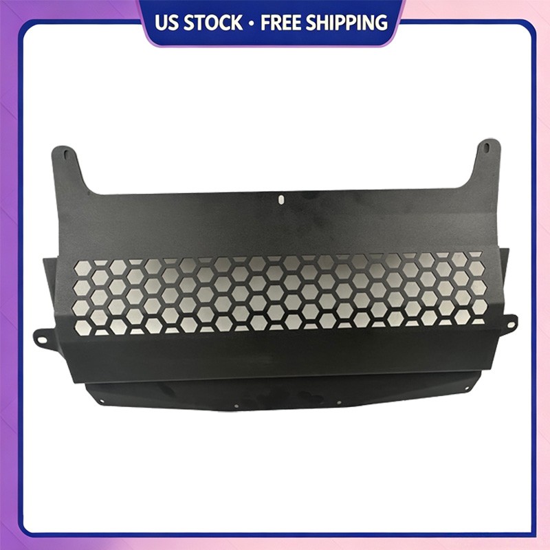 for BWM S55 F80 M3 F82 F83 M4 3.0L Turbo Black Aluminum Oil Cooler Skid Plate