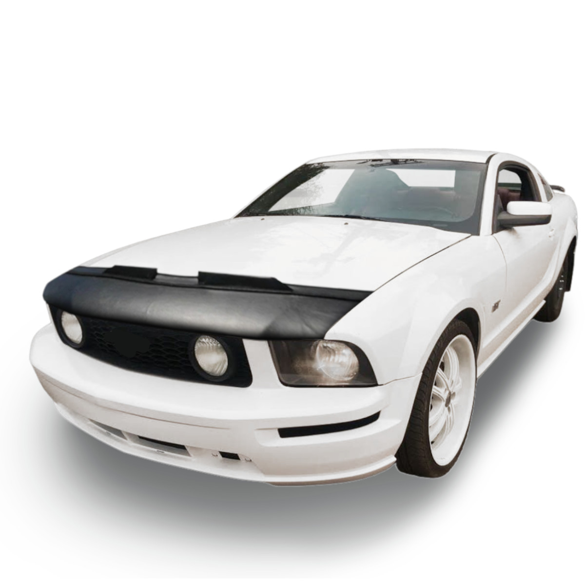 Black Car Bonnet Hood Bra Cover Mask For Ford Mustang GT 2005 2006 2007 2008