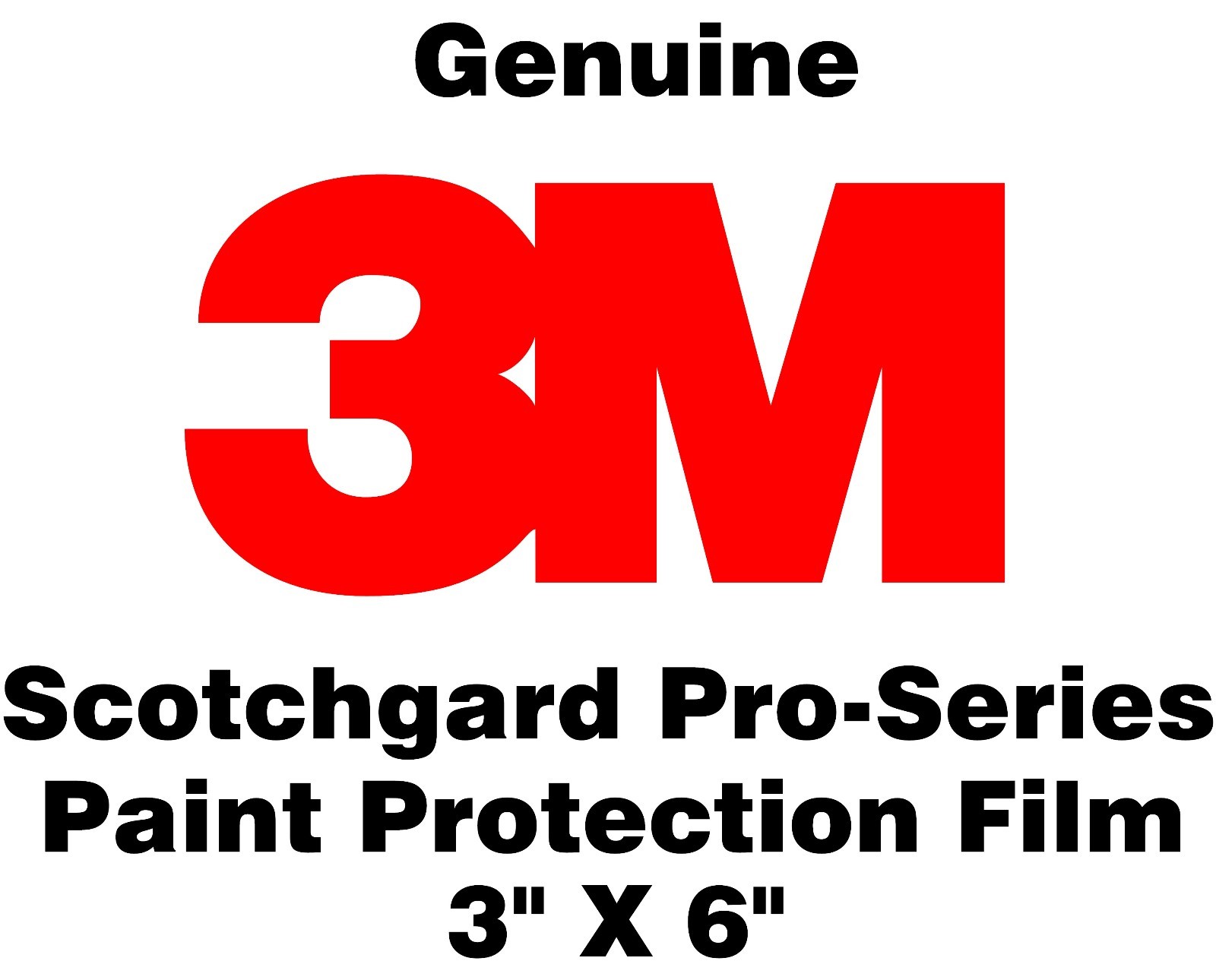 3M Scotchgard Paint Protection Film Pro Series (Sample Size Pack of 5) 3″ x 6″