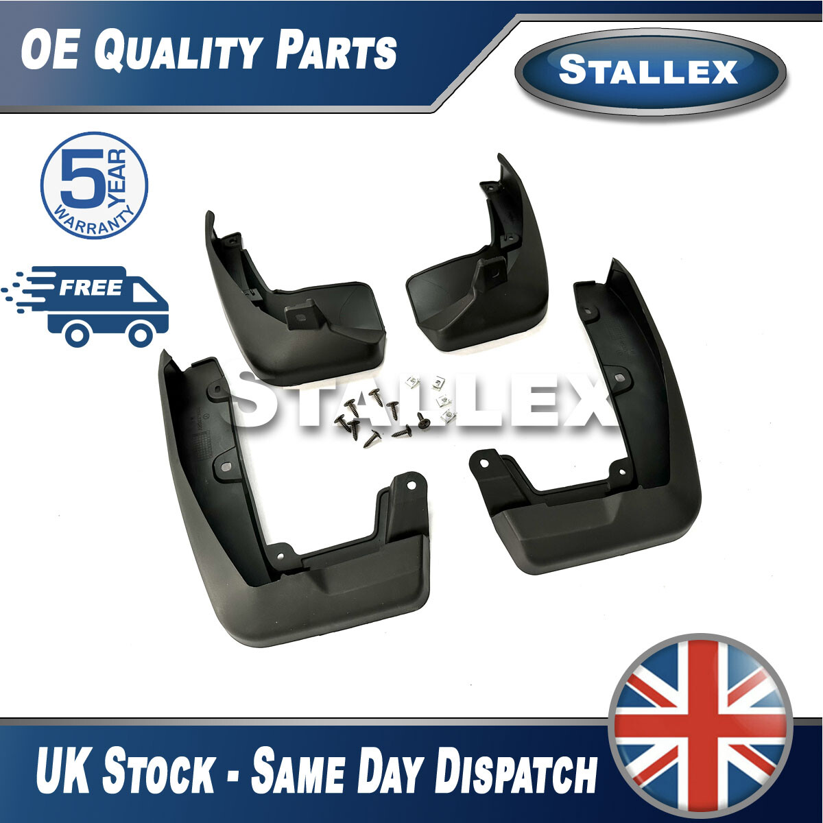 Tailored Mudflaps Front Rear For Honda CR-V 2017-2020 Stallex