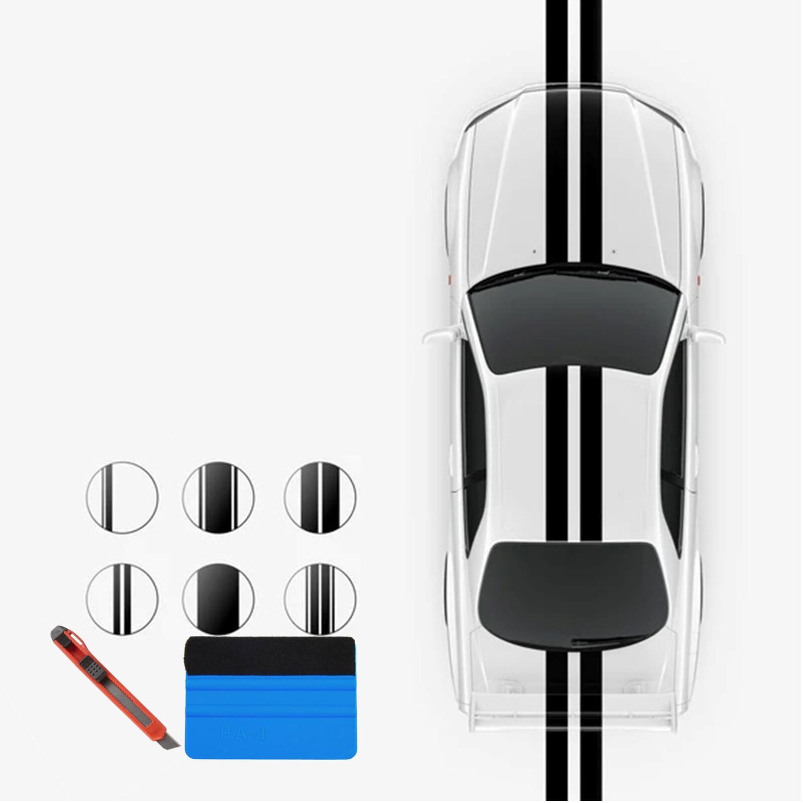 3M Black Gloss Carbon Fiber Vinyl Wrap Film Pro-Series 2080 Kit Size 4″in x 25ft