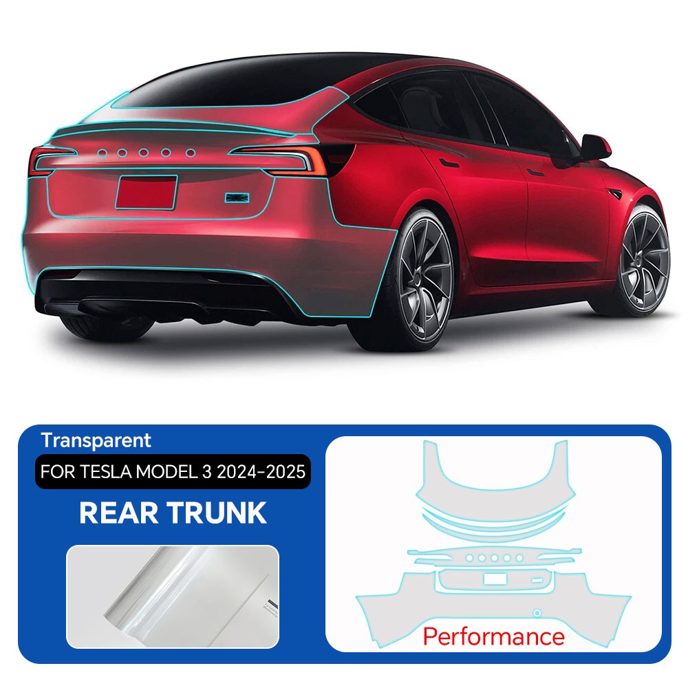 Tesla Model 3 Performance 24-26 Full Car Precut Paint Protection Film Gloss PPF