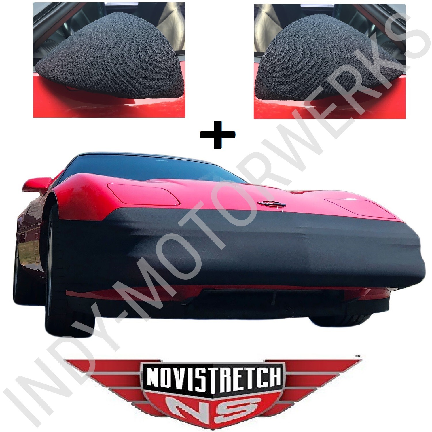 C4 CORVETTE NOVISTRETCH FRONT + MIRROR COMBO BRA KIT HIGH TECH STRETCH MASK