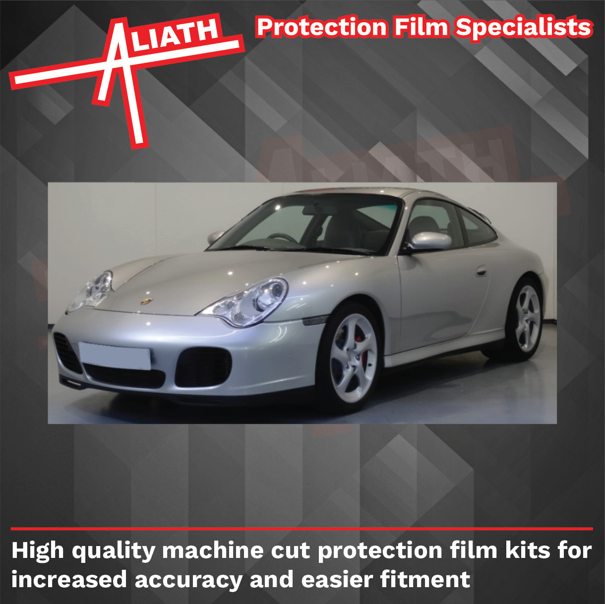 Fit Porsche 911 996 97-04 Rear Arch CLEAR Stone Chip Guard Paint Protection Film