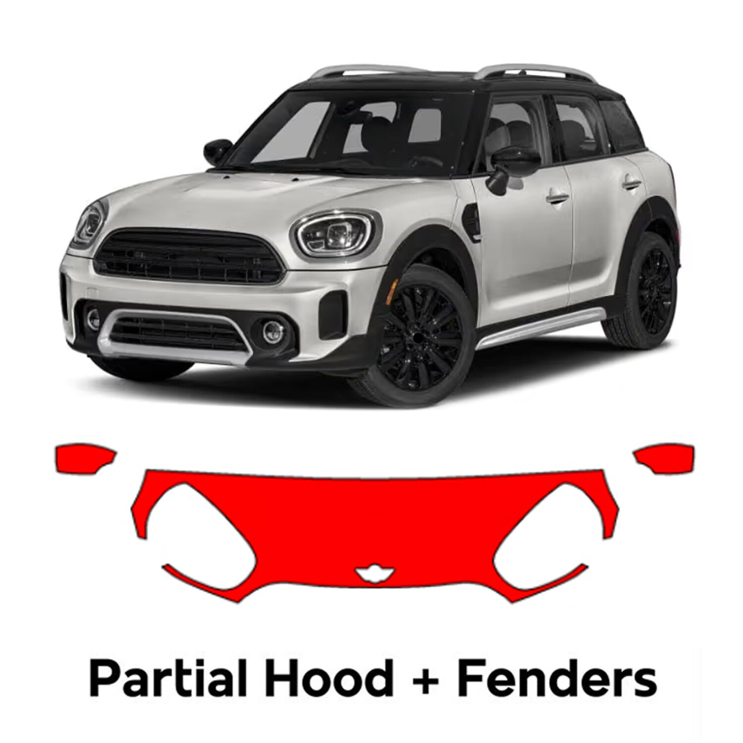 Hood Precut PPF Paint Protection Film For MINI Countryman 2021-2023