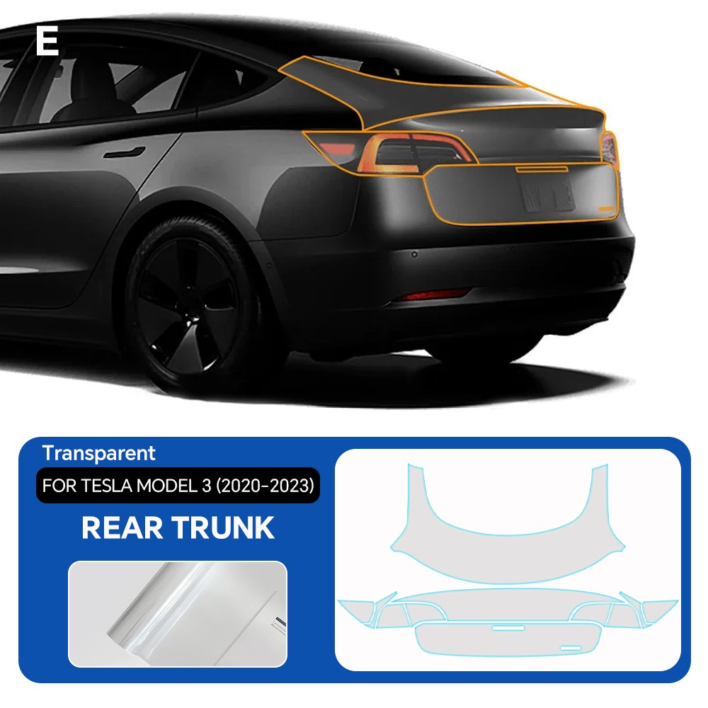 8.5Mil Matte PPF PreCut Full Car For Tesla Model 3 2017-2023 Paint Protection