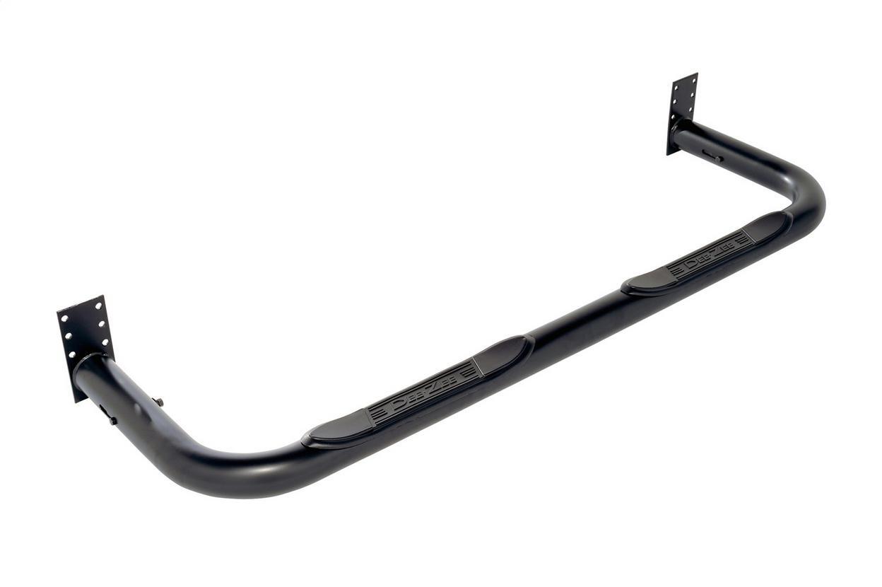 Dee Zee UltraBlack Steel Side Steps Universal 3 in. Round Cab Length +BLK/NB/UNI