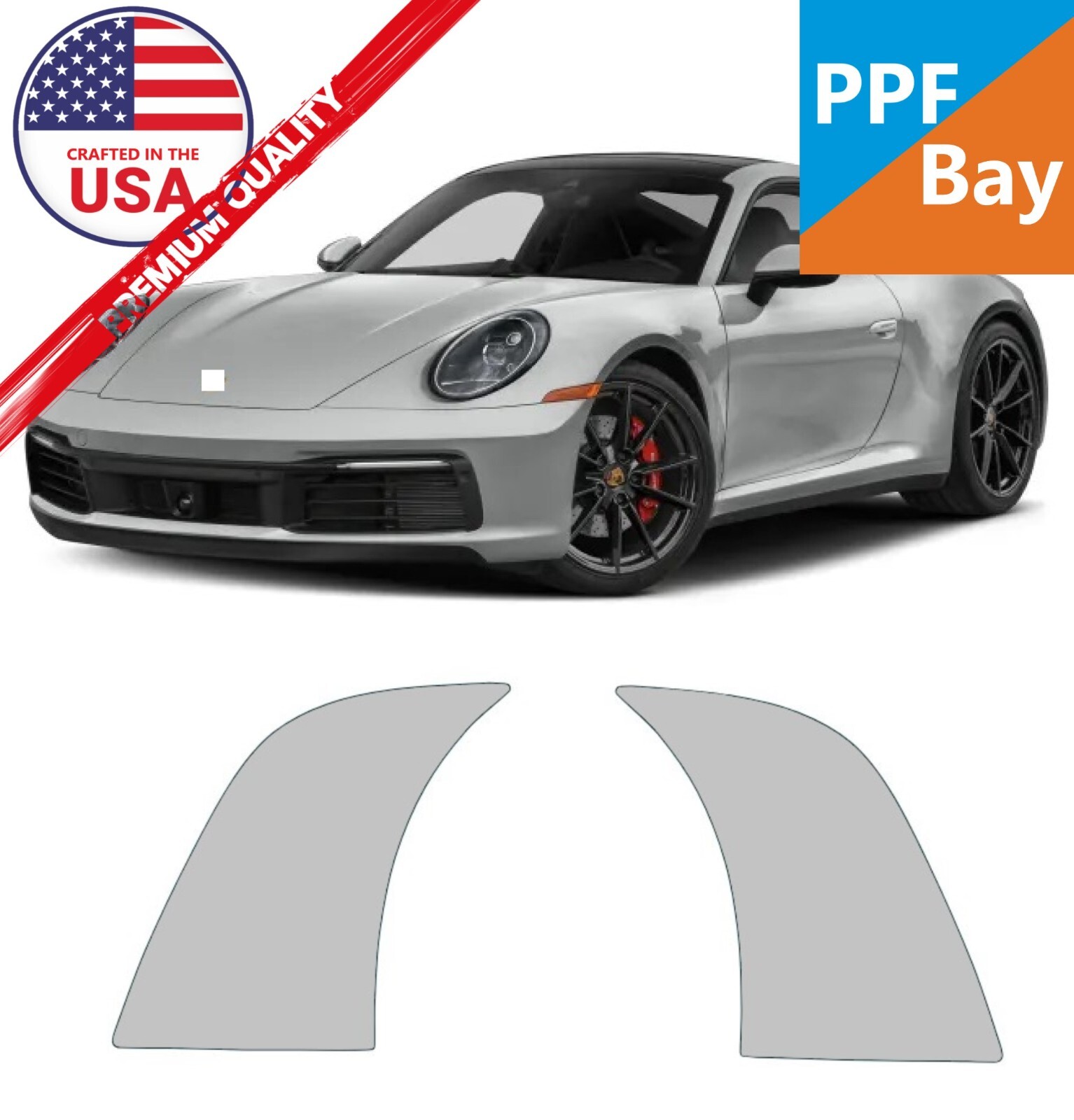 For Porsche 992 Carrera 2020-2025 Stone Guard Paint Protection Film PreCut PPF