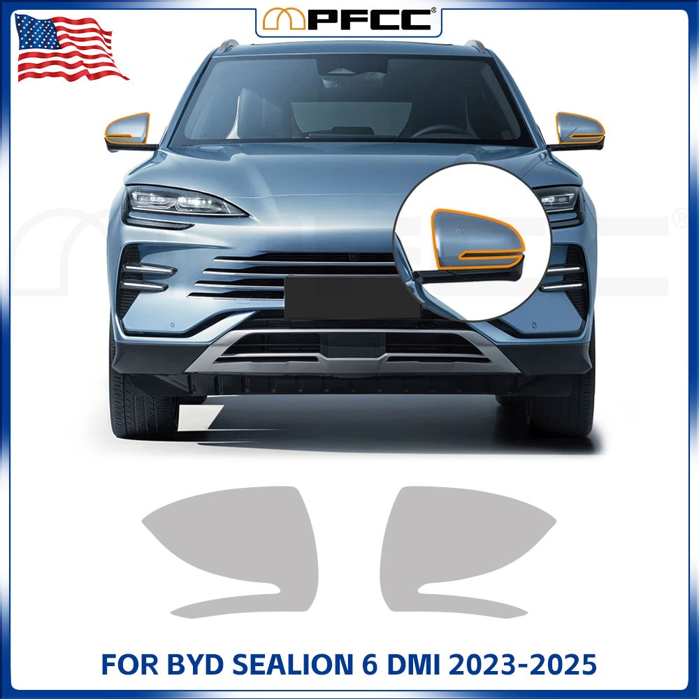 Precut Rearview Mirror Paint Protection Film PPF For BYD Sealion 6 DM-i 2023-UP
