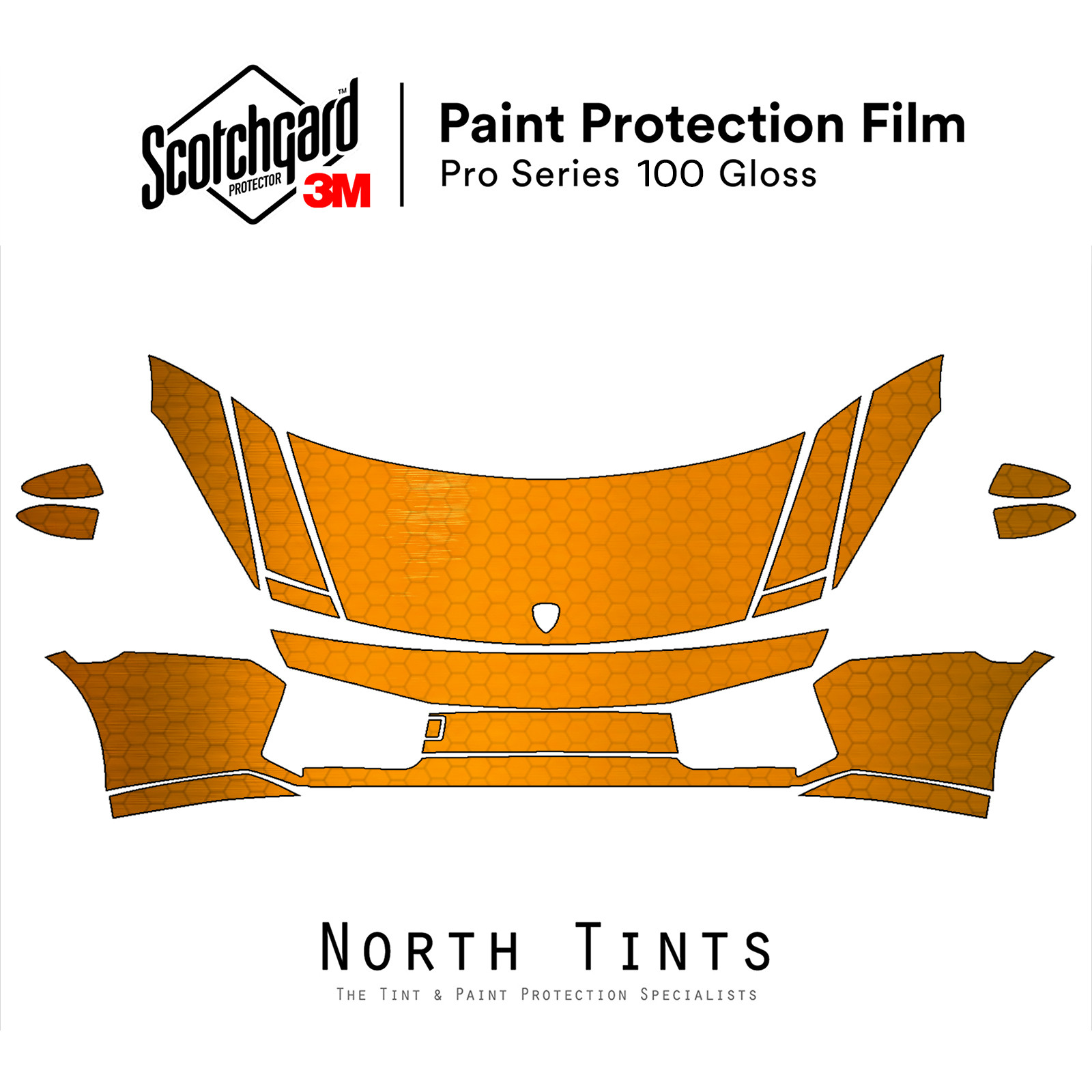 Lamborghini Gallardo 2004-2008 3M PRO Series PreCut Paint Film Clear Bra PPF Kit