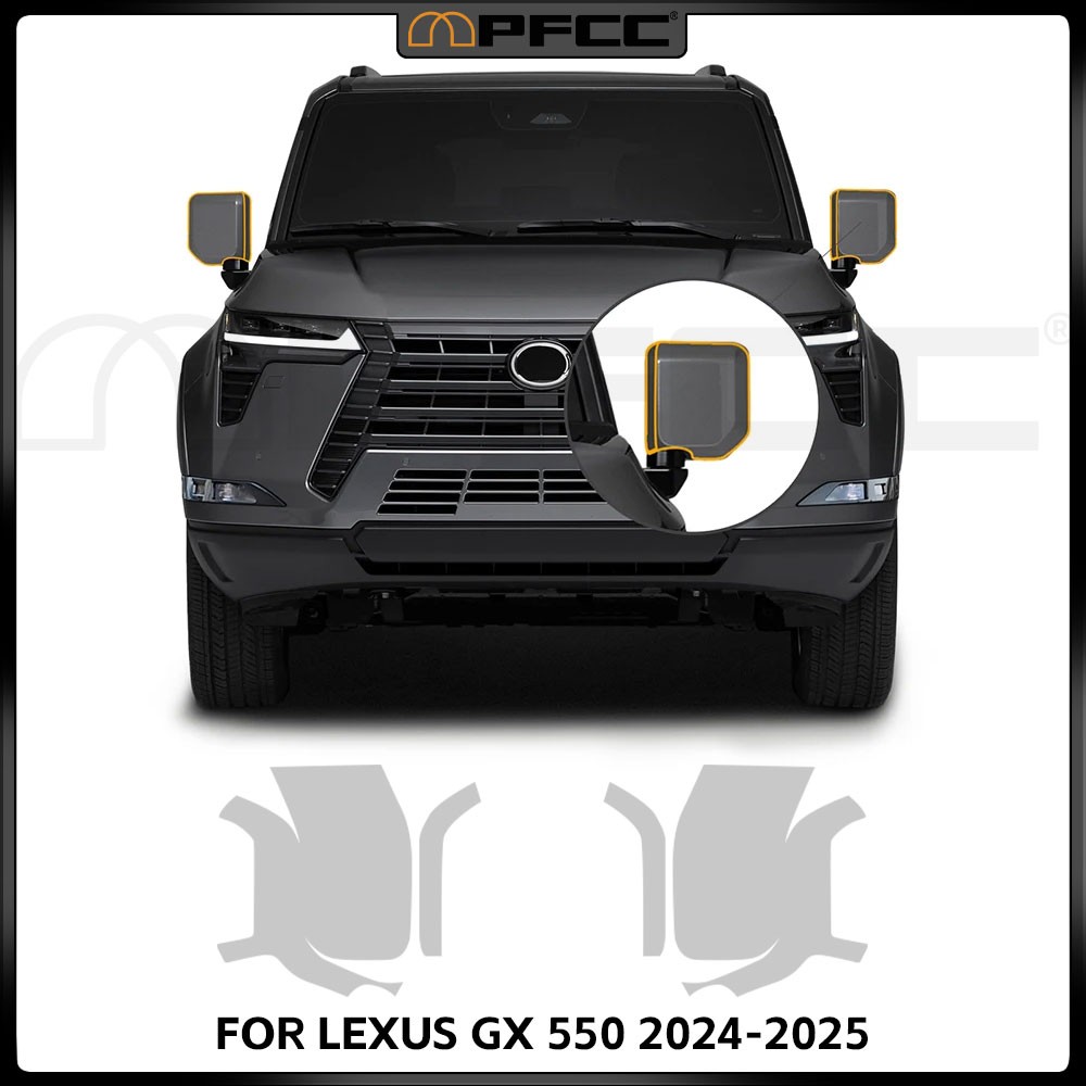 For Lexus GX550 Luxury/Over/Premium Rearview Mirror Precut Paint Protection Film
