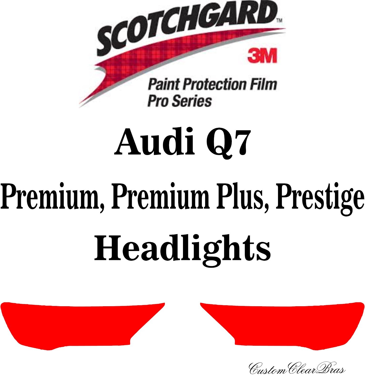 3M Scotchgard Paint Protection Film Pro Series 2020 2021 2022 Audi Q7