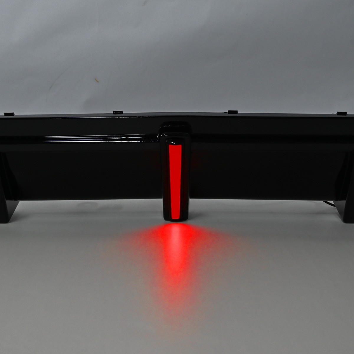 For BMW 5 Series G30 LCI 2021-23 Rear Bumper Diffuser Lip Splitter w/ LED light