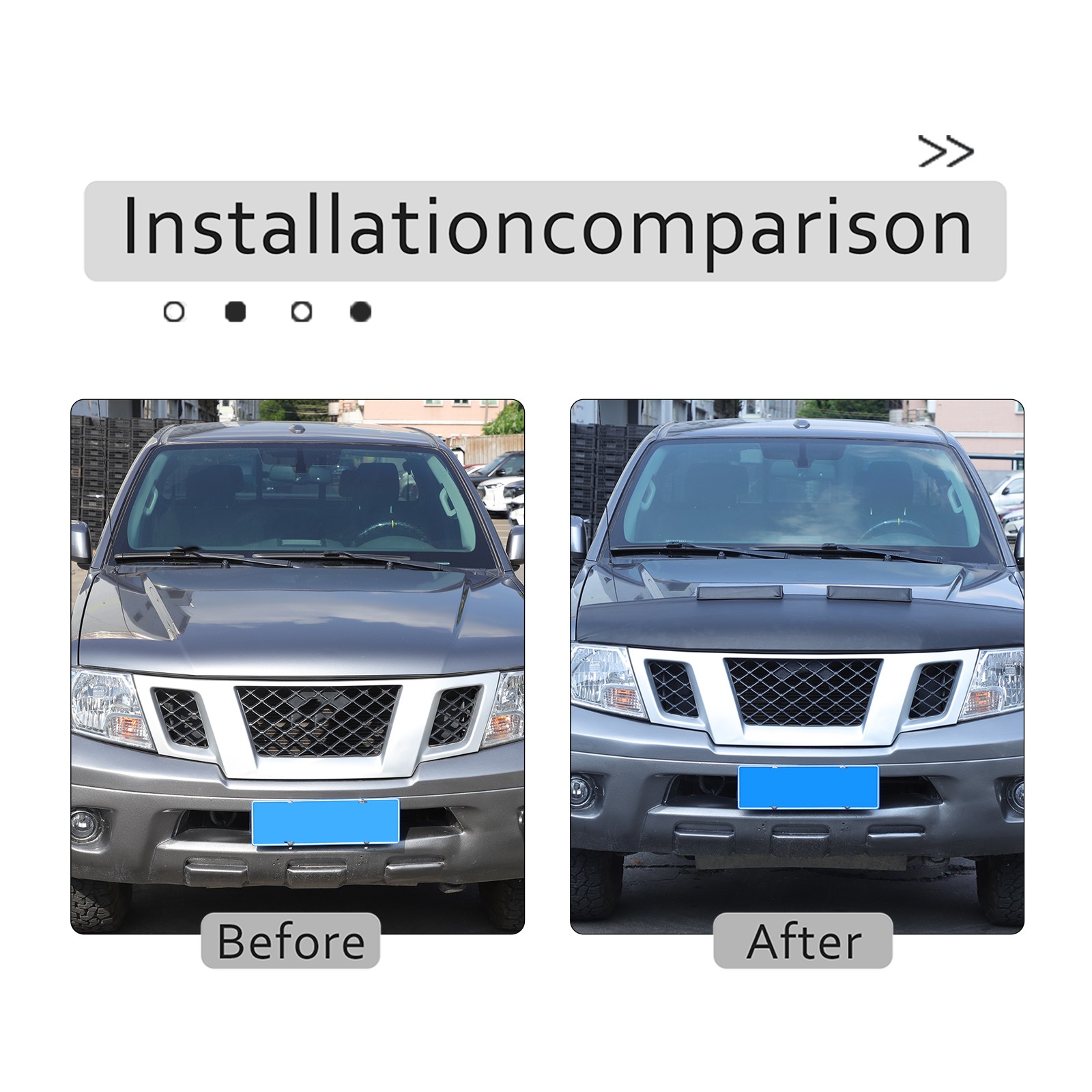 Hood Bra Guard Protection Stone Bug Deflector Flag For Nissan Frontier 2013-2021
