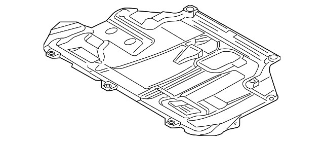 Genuine Ford Powertrain Skid Plate F1FZ-6P013-B