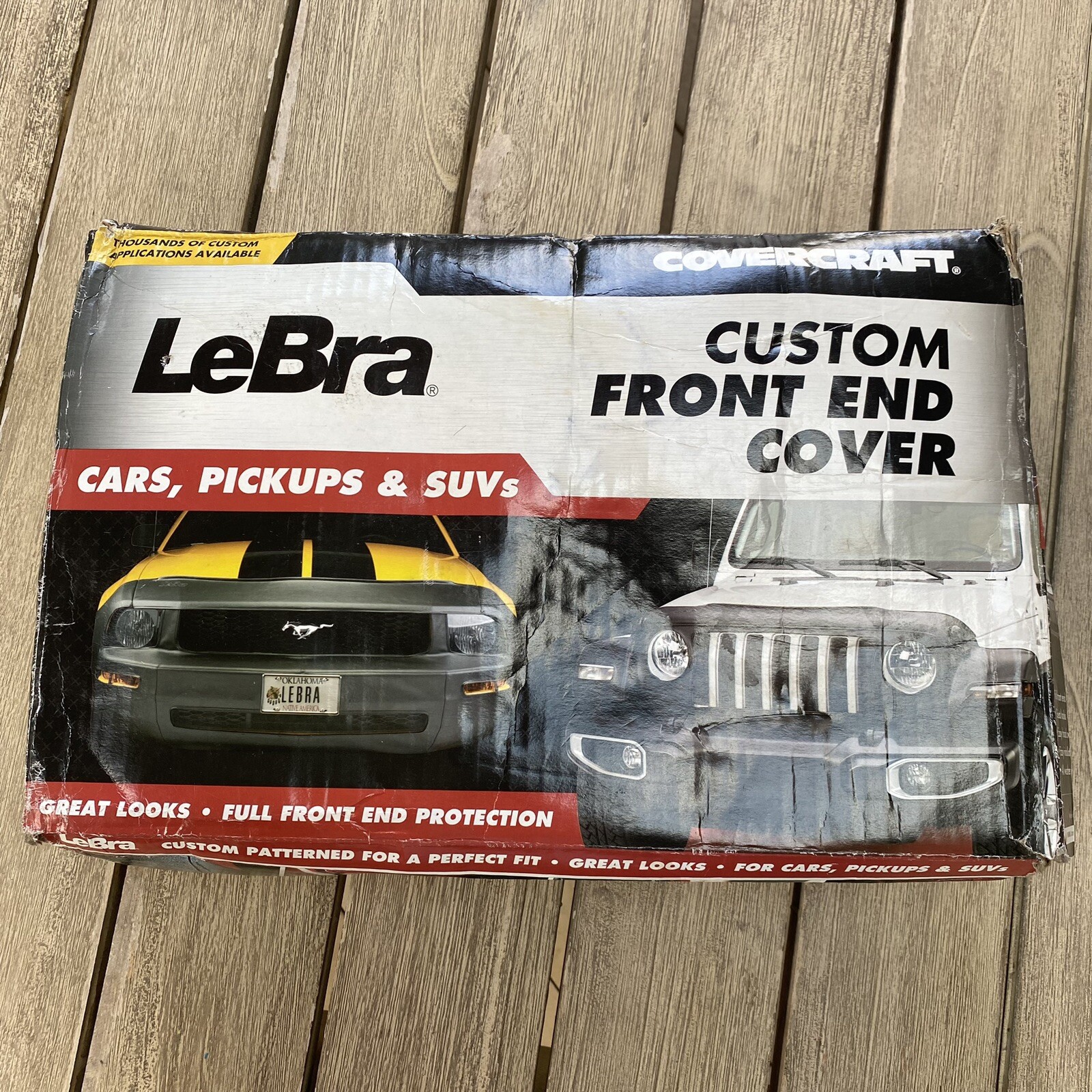 Used Lebra Front End Mask Cover Bra FORD F150 2018 with fogs Lights 551629-01