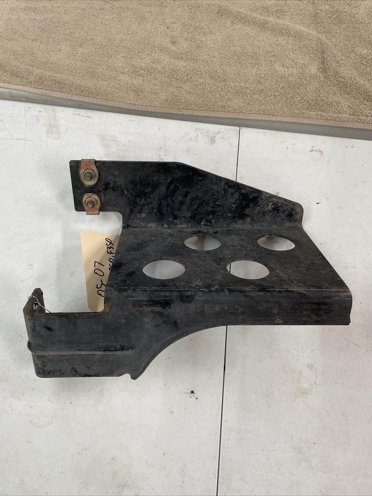 05-07 FORD F250 F350 SHORT BED FRONT FUEL TANK SKID PLATE GUARD COVER SHIELD oem