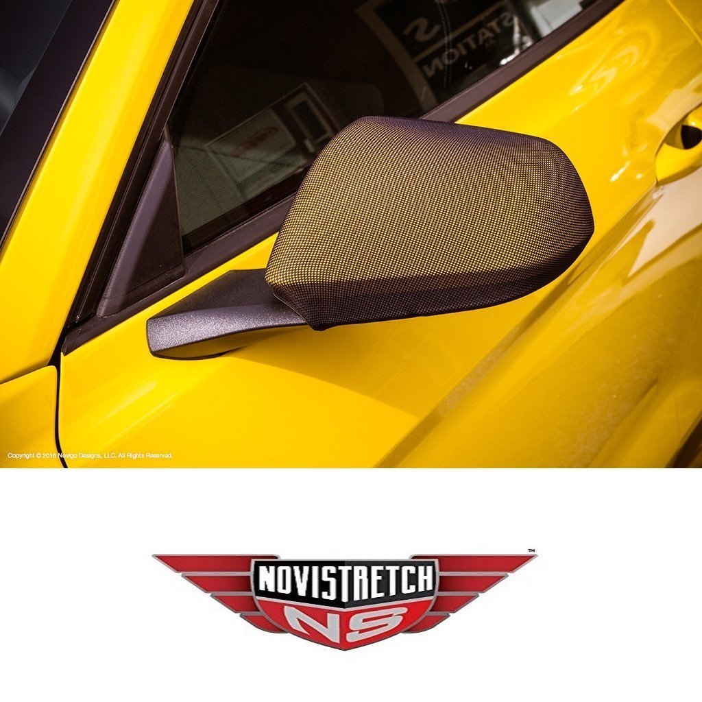 Mustang NoviStretch Mirror Stretch Bra Covers Fits All 6th + 7th Gen 15 + Later