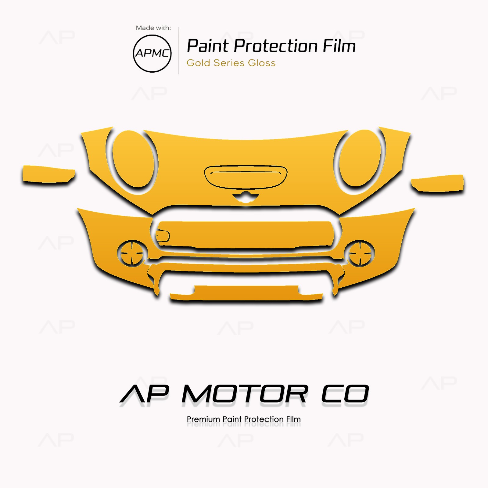 MINI Cooper S 2015-2021 Series Pre Cut Paint Protection Film Clear Bra PPF