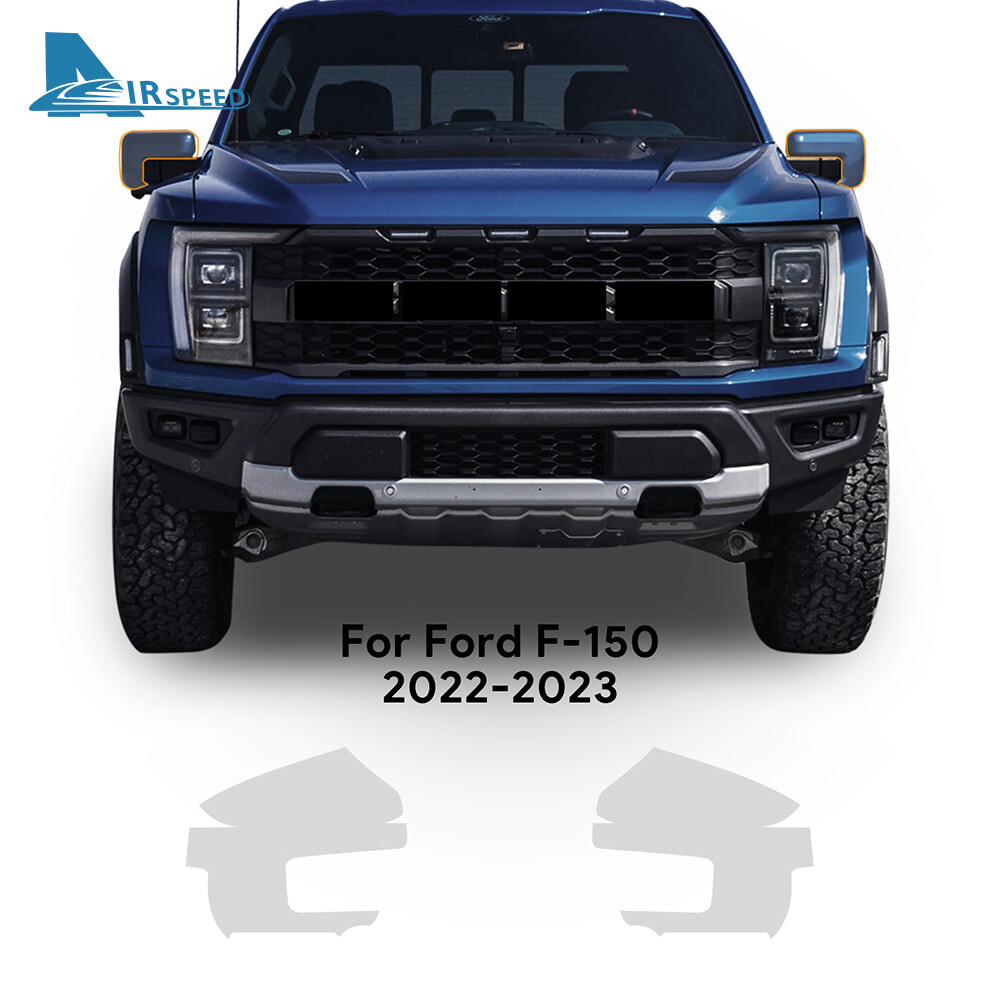 Car Rearview Mirror Precut Paint Protection Film TPU PPF For Ford F150 2022-2023