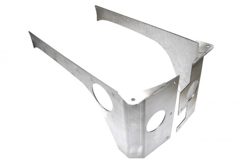 EVO Manufacturing EVO-1070-4DAL Rear Rockskin Corners for 07-18 Wrangler JK 4DR