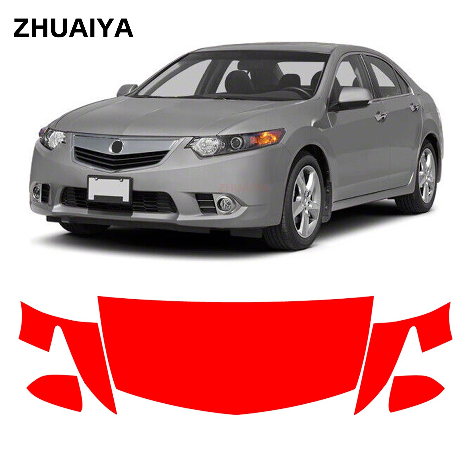 Partial Hood + Fenders PPF Paint Protection Film For Acura TSX 2009-2010