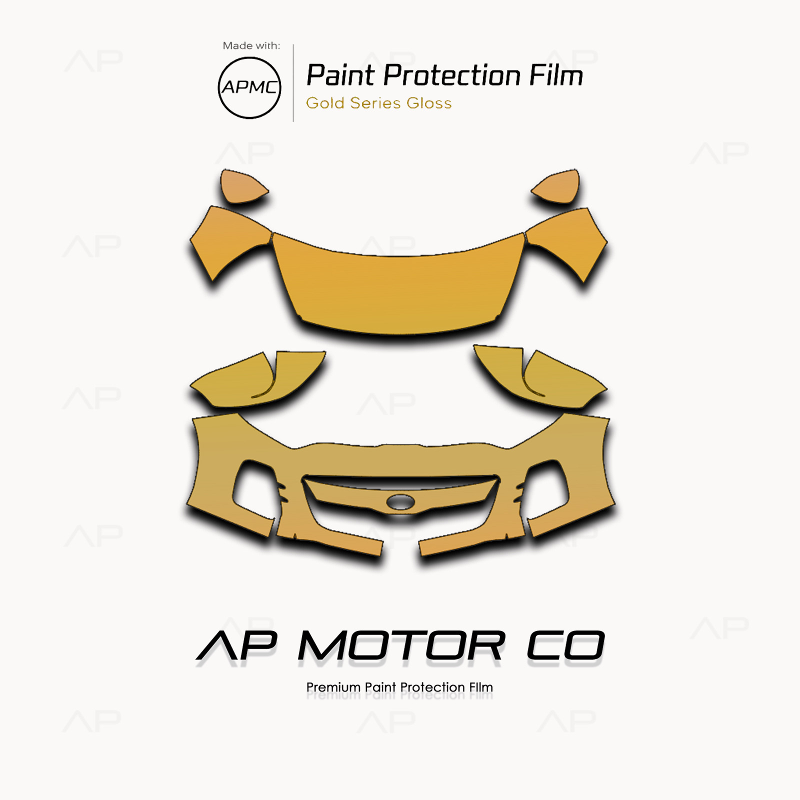 PreCut Paint Protection Film Clear Bra PPF for KIA Rio 5-Door Hatch 2016-2017