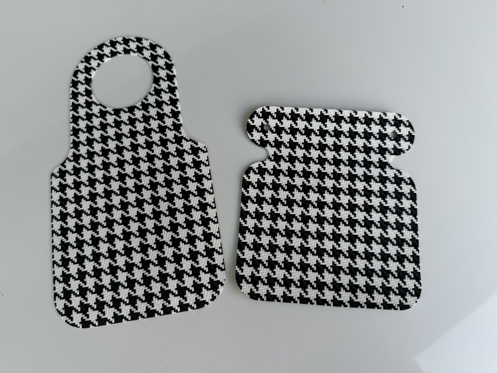 Houndstooth Pepita Fuel Gas Bib Fits Porsche 911 964 993 997 Over Filler Style