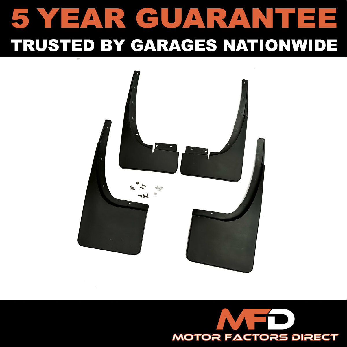 Easy Fit Mudflaps Front Rear For Ford Ranger 2012-2018 MFD