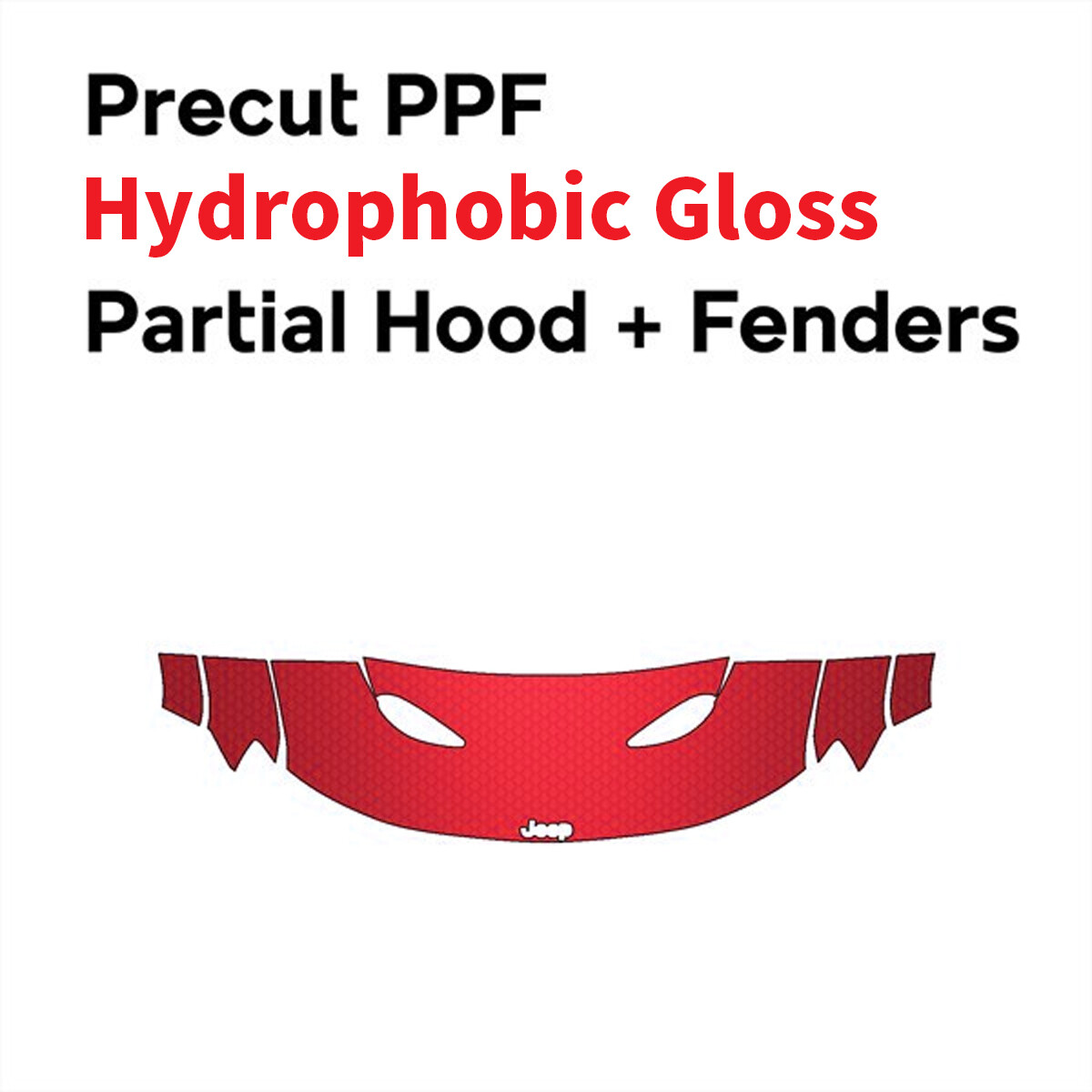 PreCut PPF Paint Protection Film Clear Bra for Jeep Grand Cherokee SRT 2017-2021