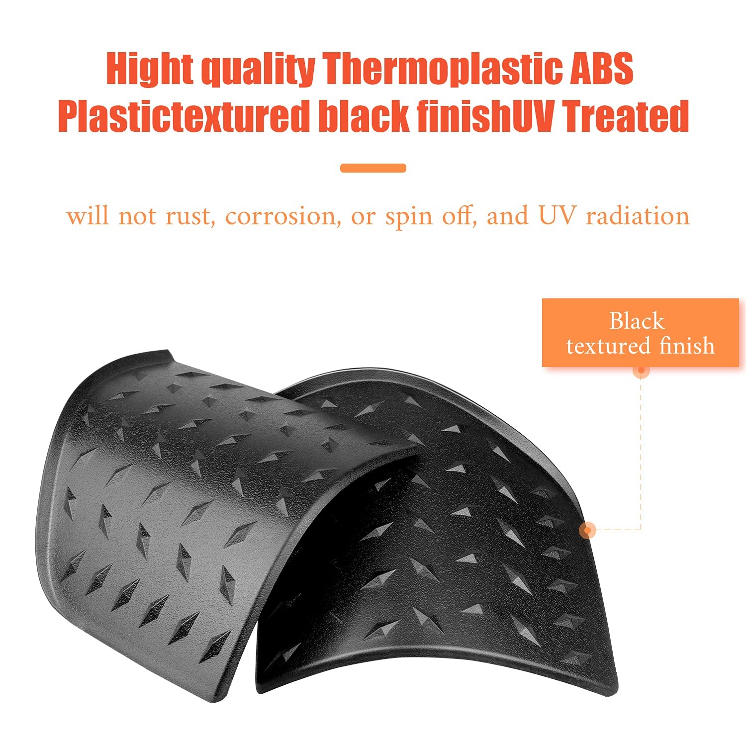 MOEBULB Cowl Armor Cover Side Body Cowling Corner Guard Black